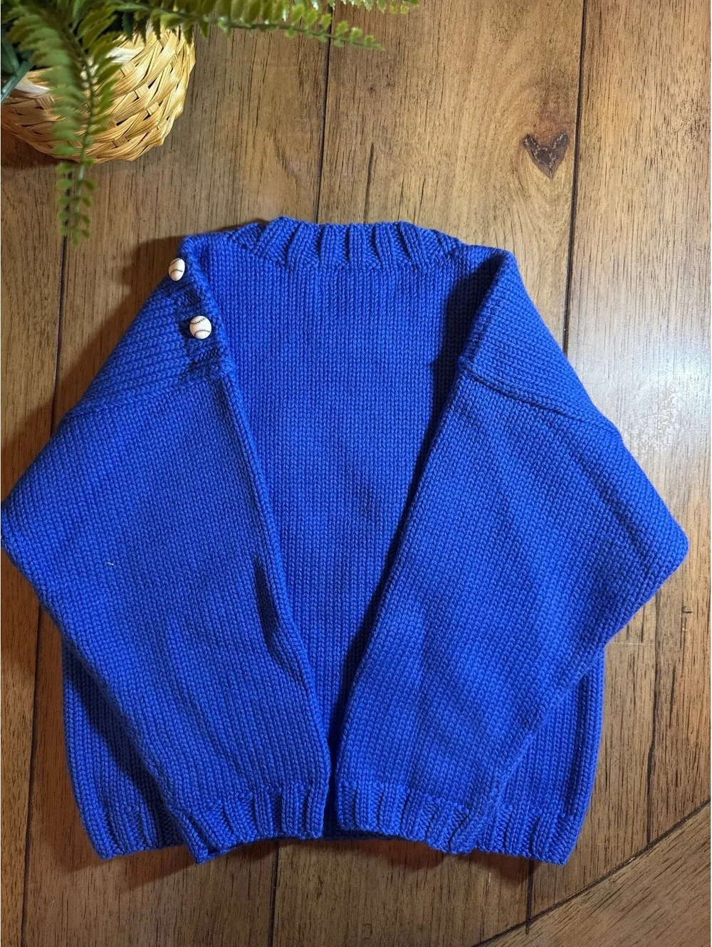 Molly’s Toggles Handmade New York Mets Knit Sweater – Boys 3T